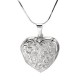 Sterling Silver Heart 20" Necklace